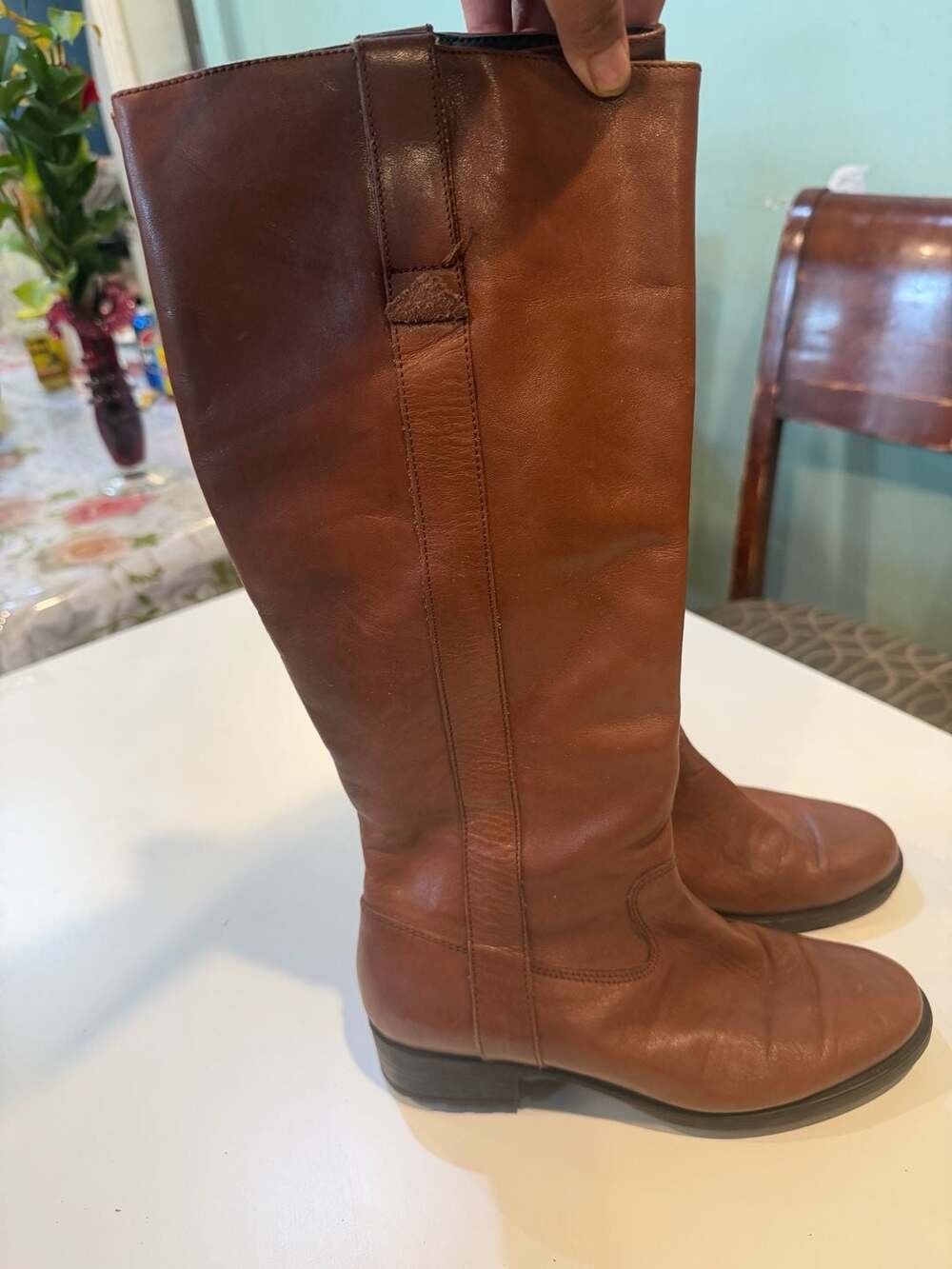 Sofft Samantha III Leather Knee High Riding Boots